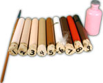 paints supplied in porn by number kit